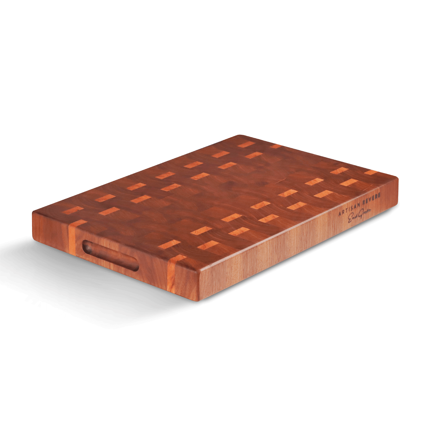 Rescued EndGrain Wooden Cutting Board Made in America Artisan Revere