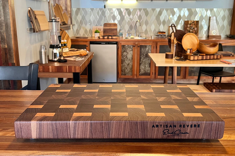 Walnut with Cherry Accents